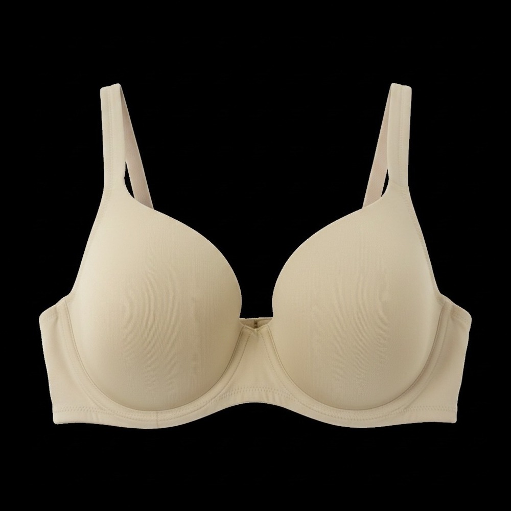 Soma Intimates Sensuous Sides 3-Inch Minimizer Bra Tan Nude Underwire 34D